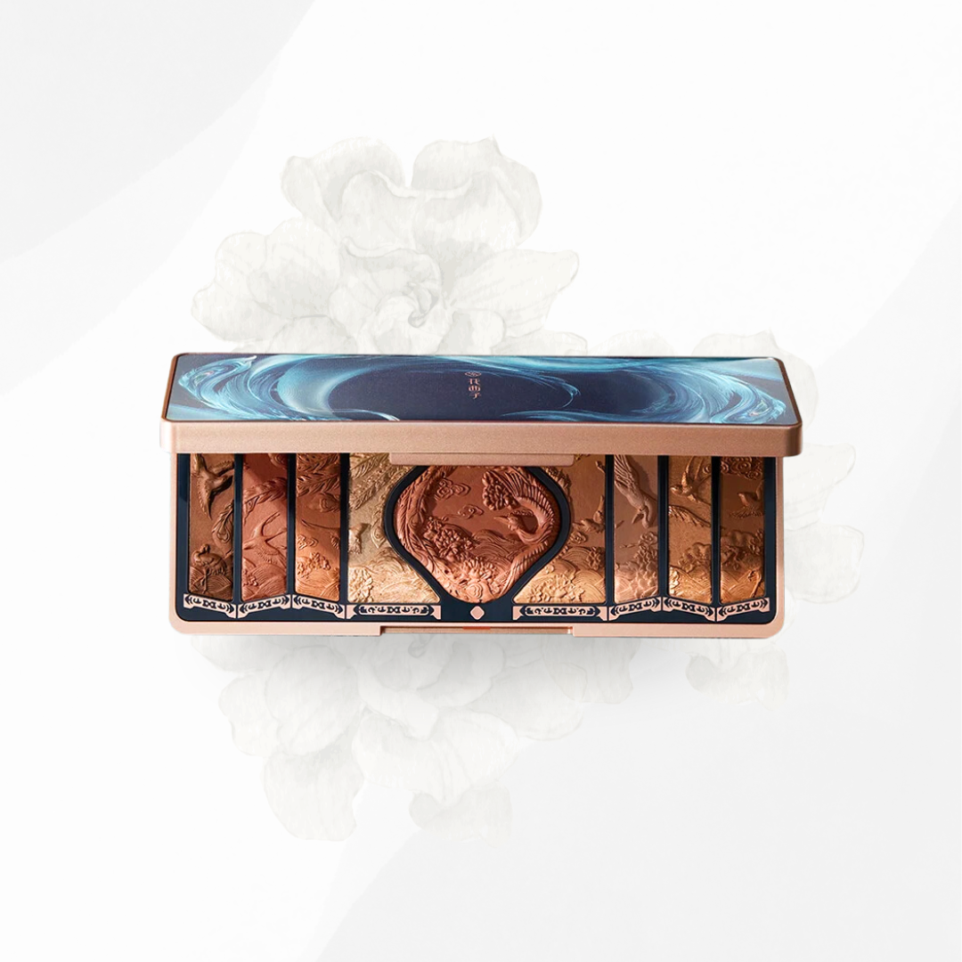 花西子 百鳥朝鳳 アイシャドウパレット 03 サンセット