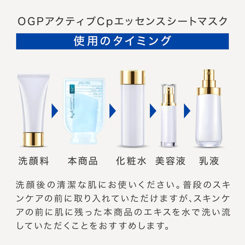 OGP 【アクティブCp エッセンスシートマスク】 コッパーペプチド マスク